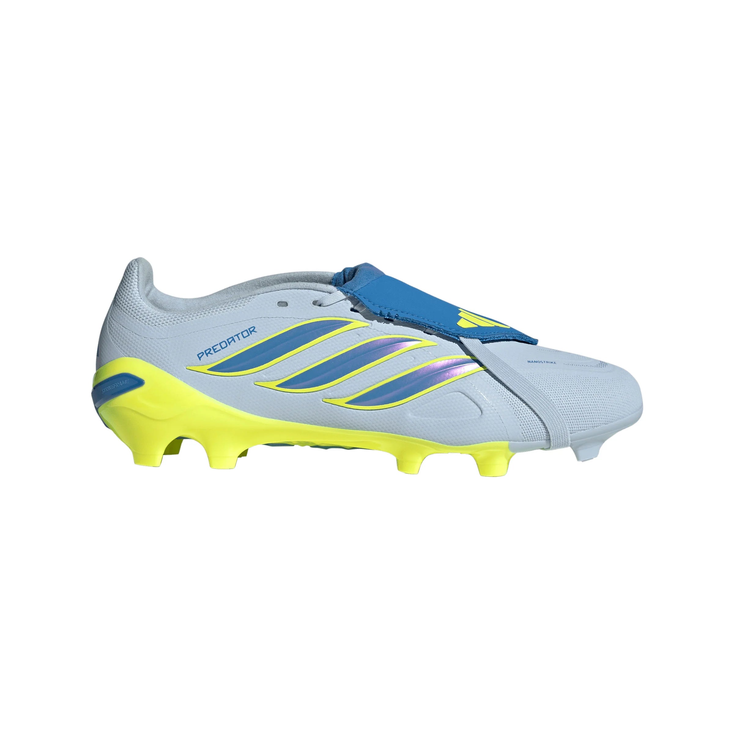 adidas Predator League Fold Over Tongue FG Firm Ground Mens Soccer Cleats Sky Blue Yellow