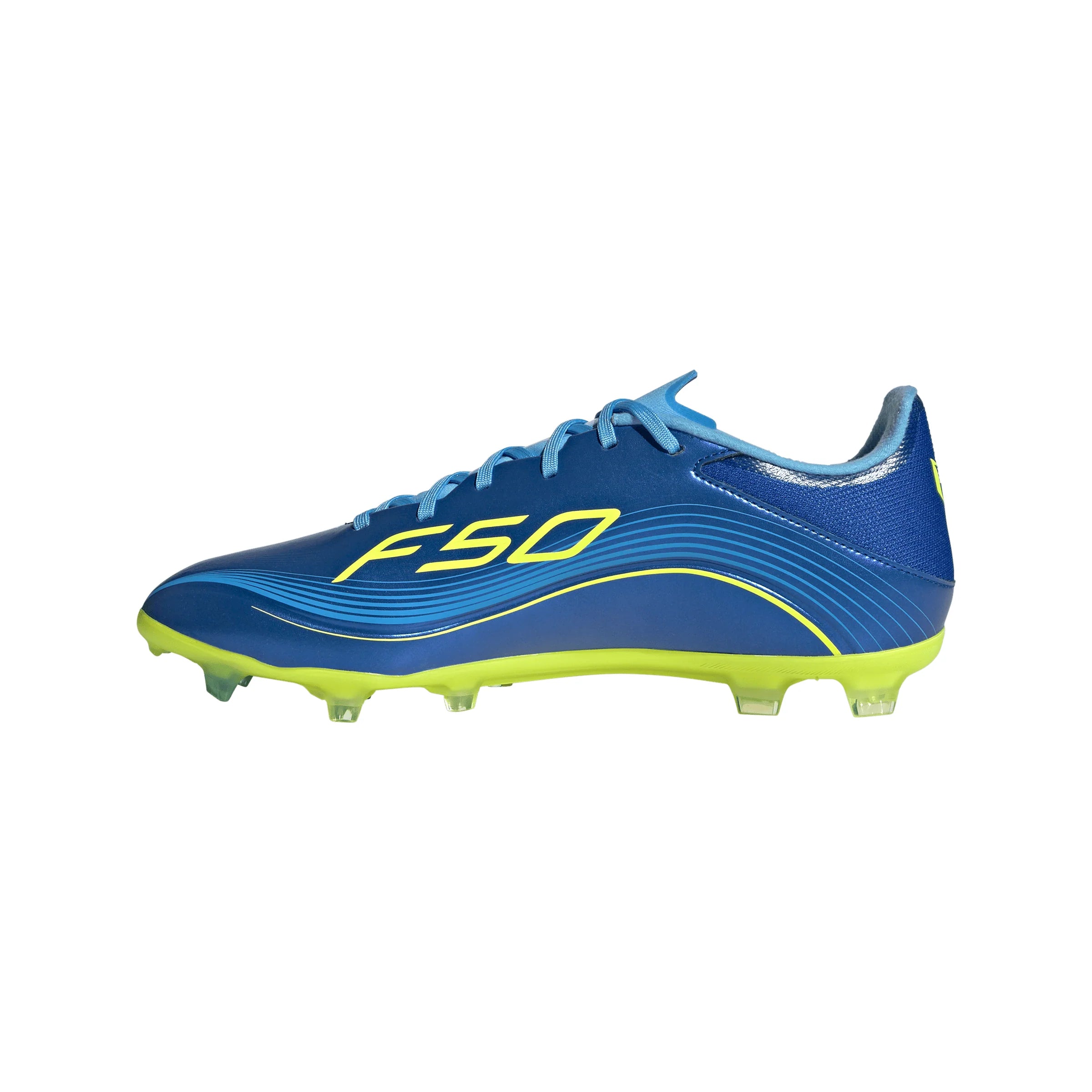 adidas F50 Messi League FG MG Mens Soccer Cleats Royal Blue Yellow Blue