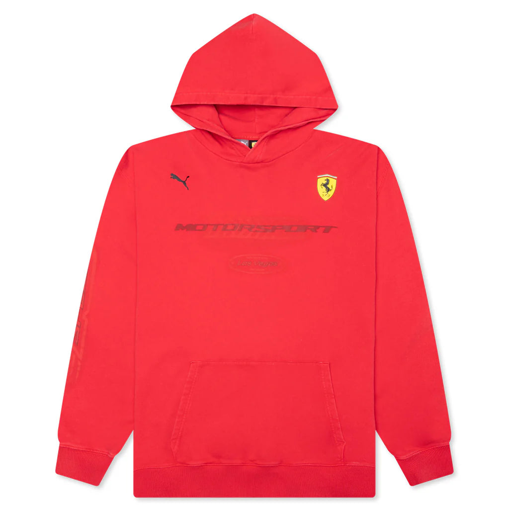 Ferrari Race Desert Sun Las Vegas Hoodie Rosso Corsa