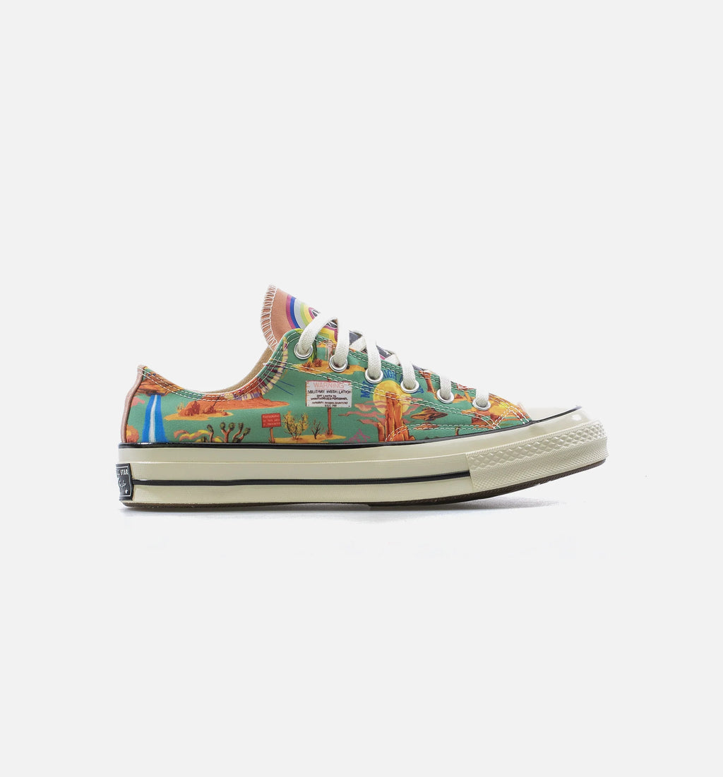 Chuck Taylor 70 Wild West Low Top Mens Shoe Bone Multi Orange Blue