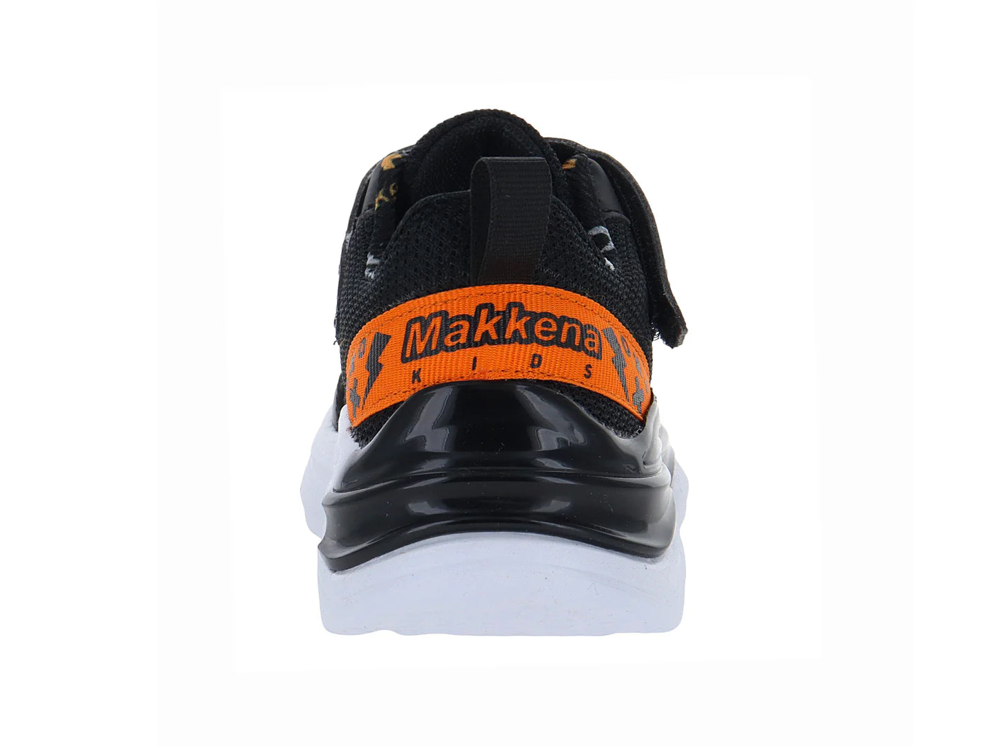 Tenis Makena Negro Naranja para Niño