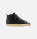 X Rhuigi Suede Mid Lifestyle Shoe Black Tan