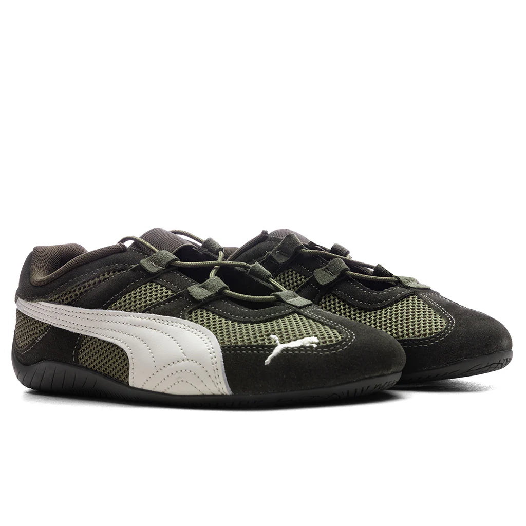 Womens Speedcat Go Dark Olive Warm White