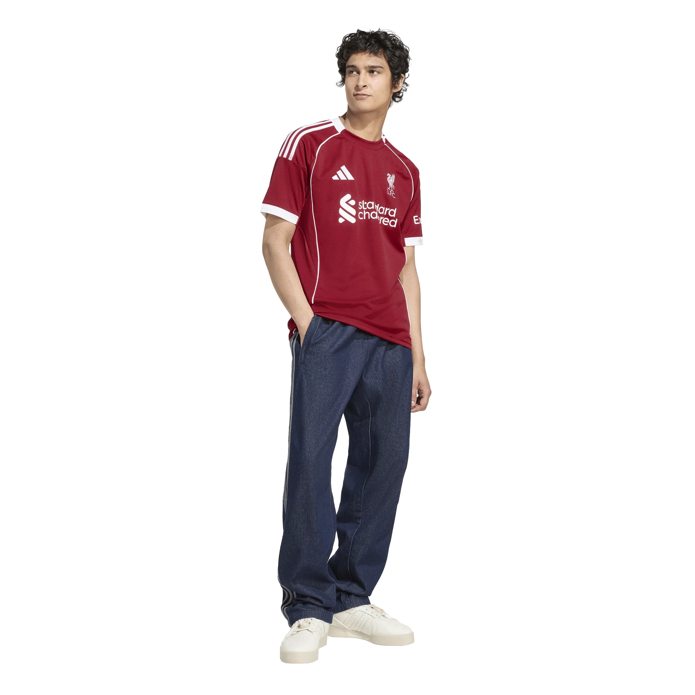 adidas Liverpool FC Home Mens Soccer Jersey 25 26 Red