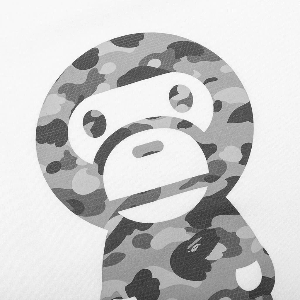 Honeycomb Camo Baby Milo Tee White Grey