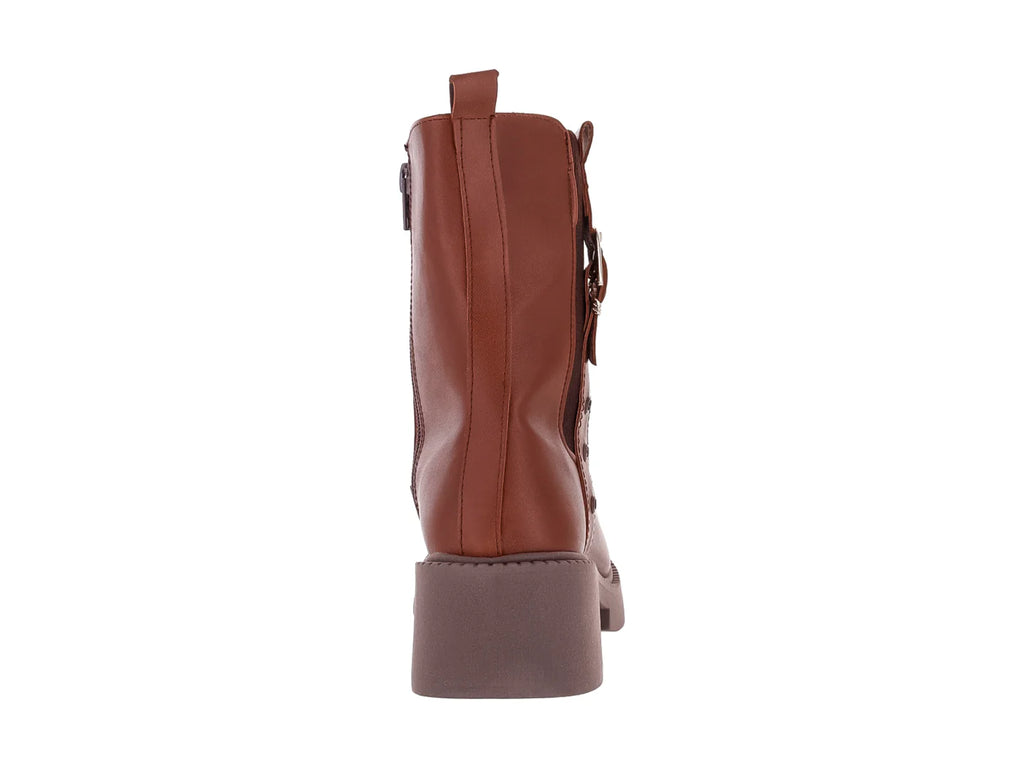Botines Luna Rosa Color Nuez para Mujer