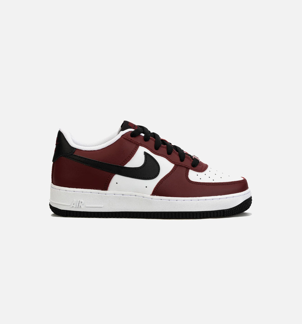 Air Force 1 LV8 Team Red Black Grade School Lifestyle Shoe Red Black