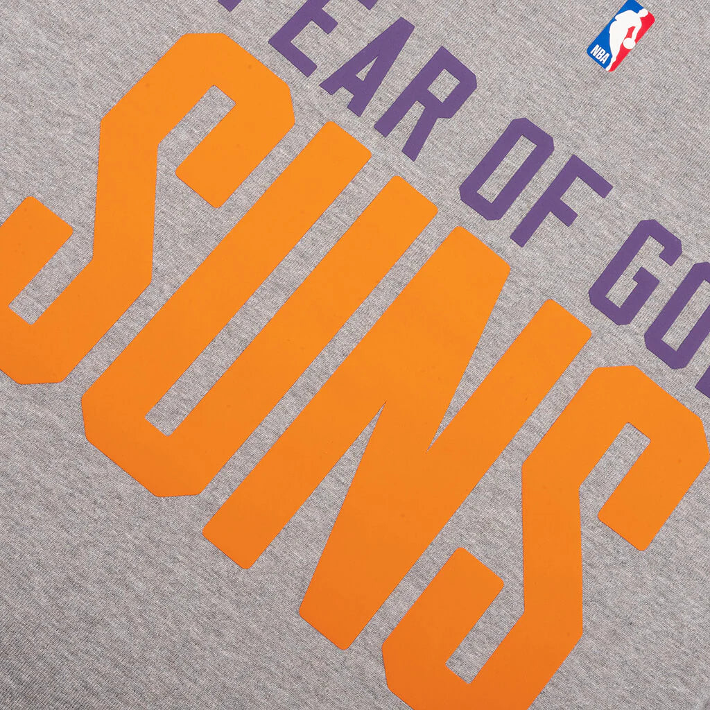 Fear of God Essentials x NBA Suns 90s Tee Dark Heather