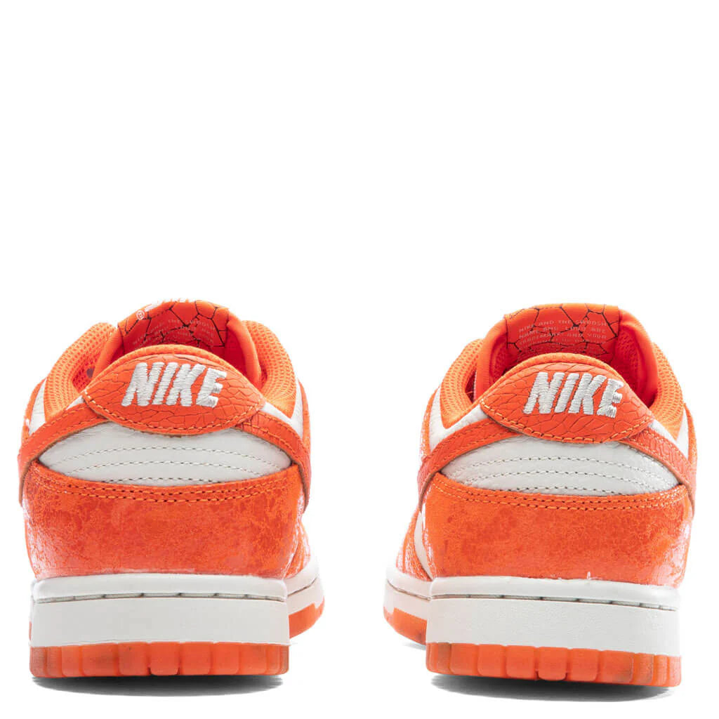 Womens Dunk Low Light Bone Safety Orange Laser Orange