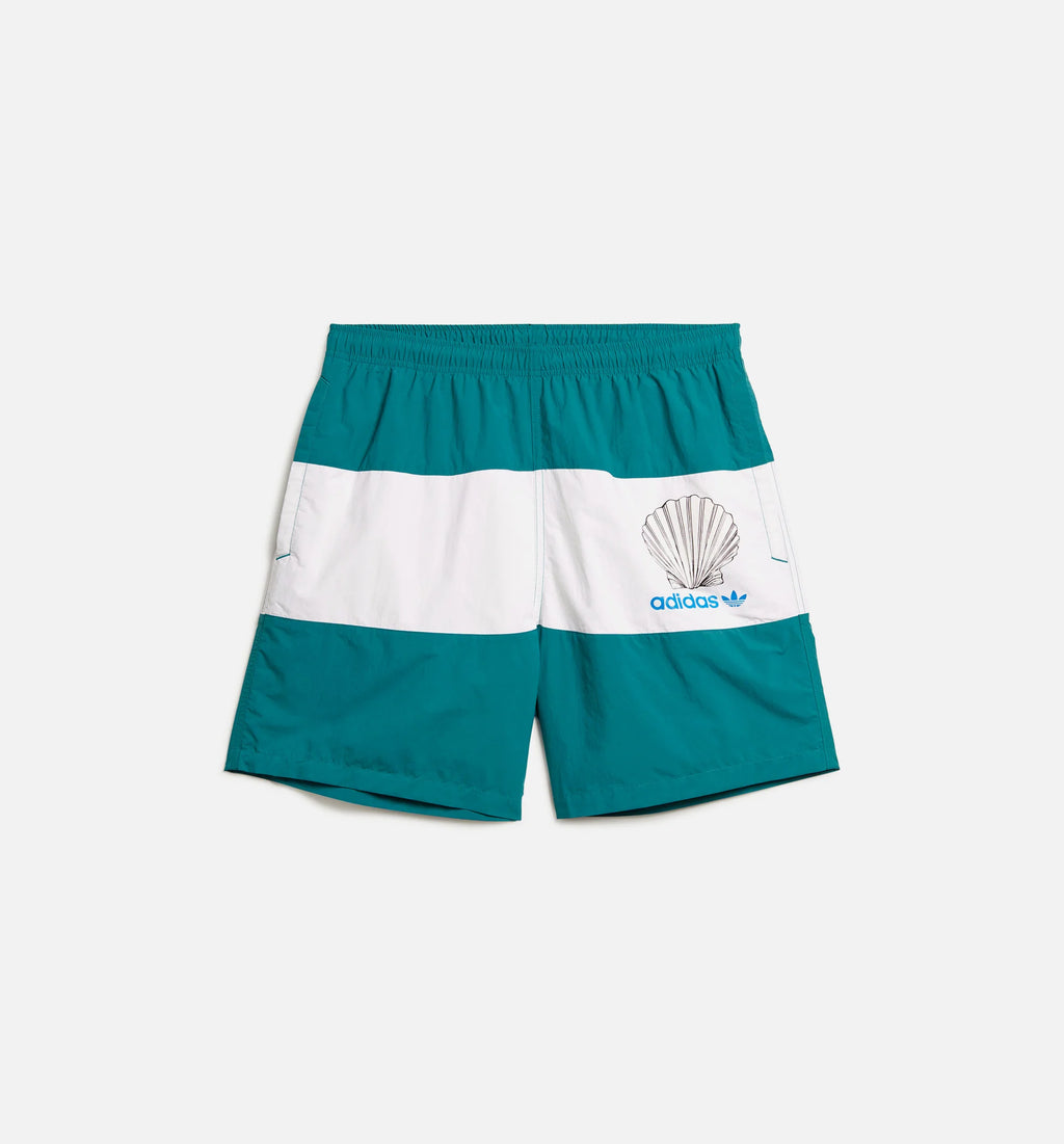 Noah Mens Shorts Green White Blue