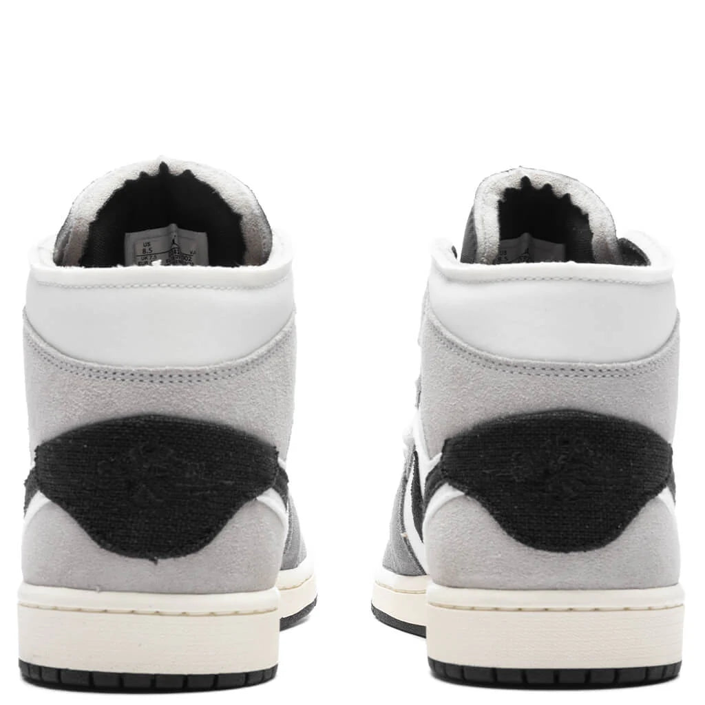 Air Jordan 1 Mid SE Craft Cement Grey Black White