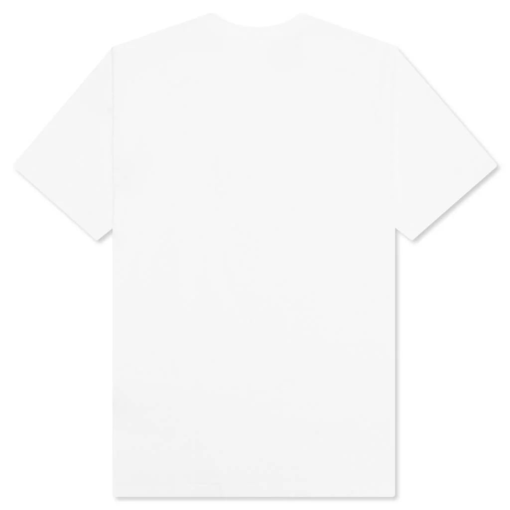 Color Camo Shark Tee White Green