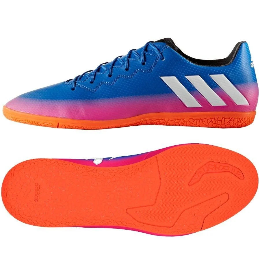 adidas Messi 163 IN Indoor Soccer Shoes Blue White Orange