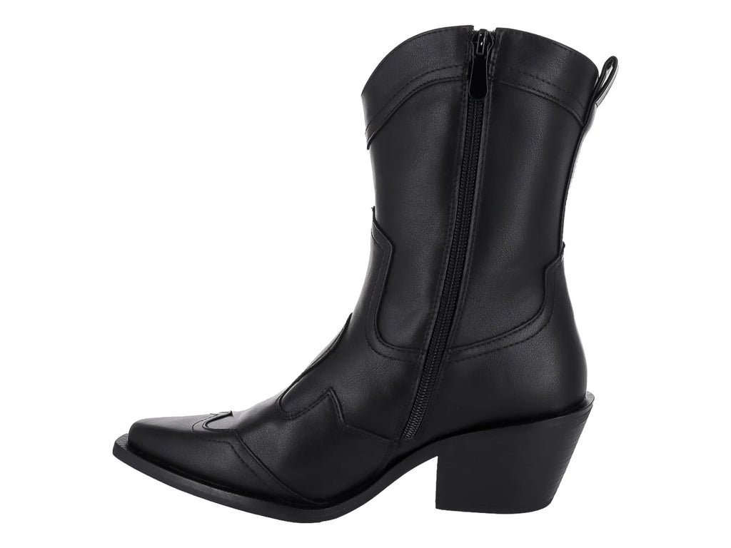 Botas Vaqueras ROZE Negro para Mujer