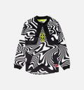 Brazil Hollywood Keeper Long Sleeve Mens Jersey Black Fluorescent Yellow Fluorescent Yellow