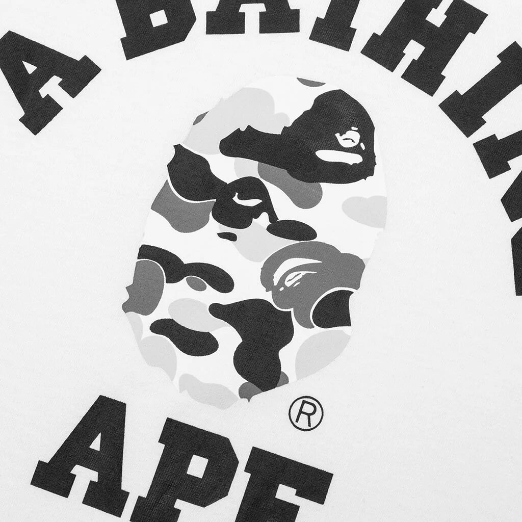ABC Camo College Tee White Gray