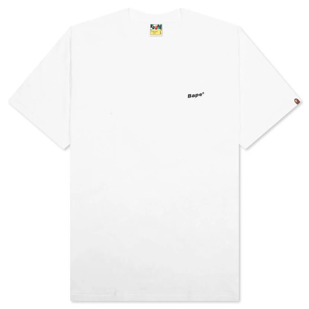 Colors Bape Graffiti Tee White
