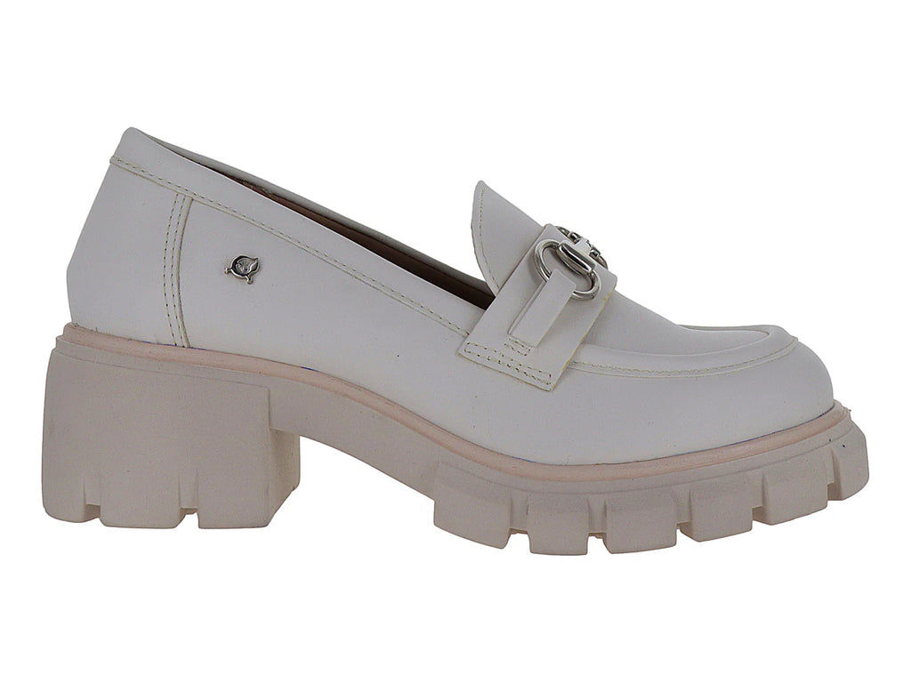 Zapatos Mocasines Salamandra Color Latte para Mujer