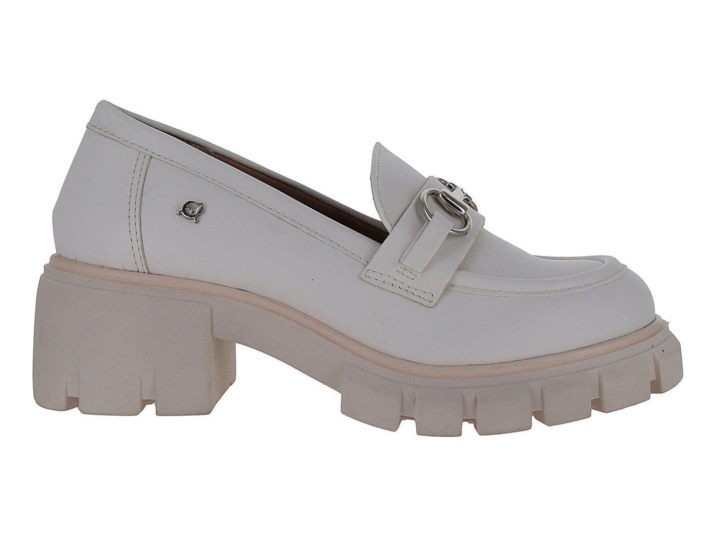 Zapatos Mocasines Salamandra Color Latte para Mujer