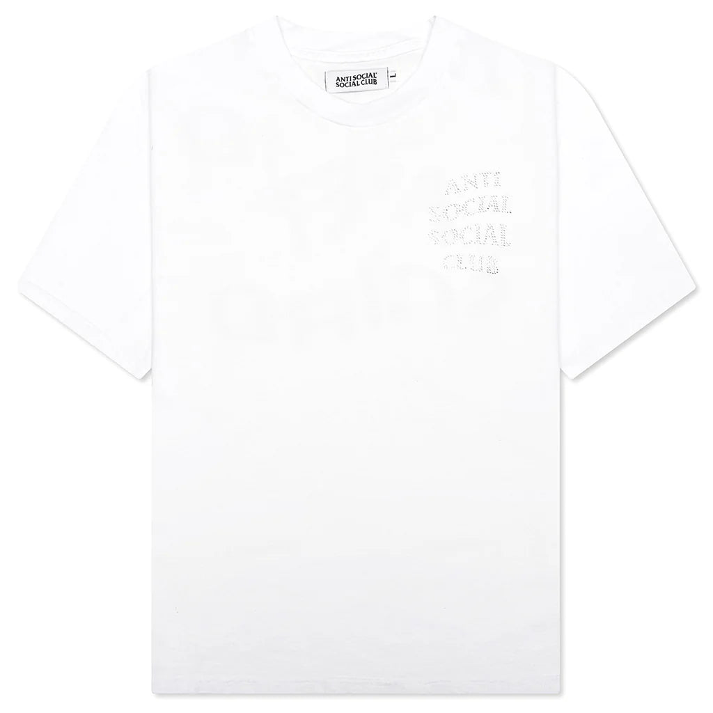 Mind Games Rhinestone Tee White