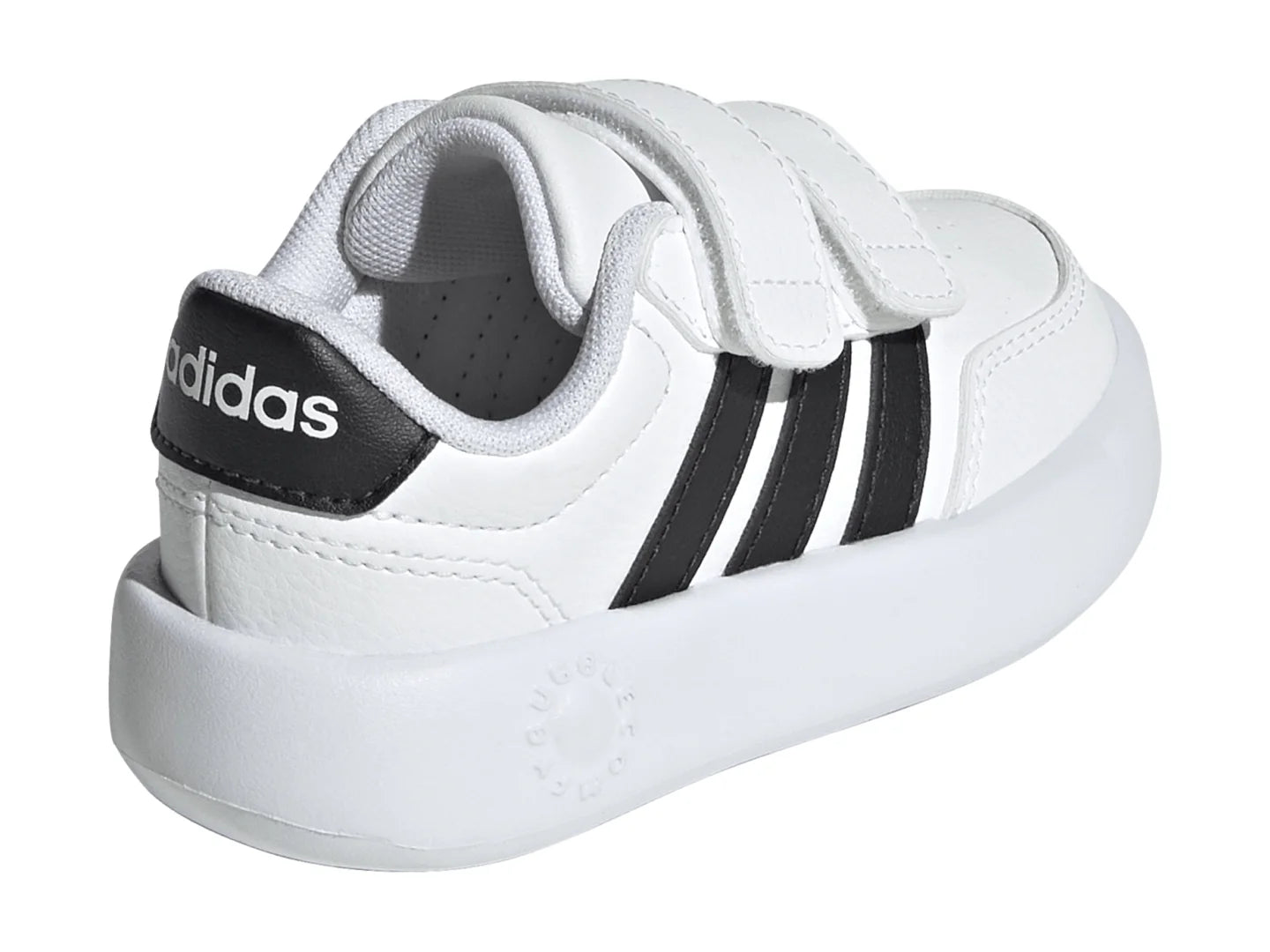 Tenis Adidas Breaknet 30 Blanco y Negro para Niño