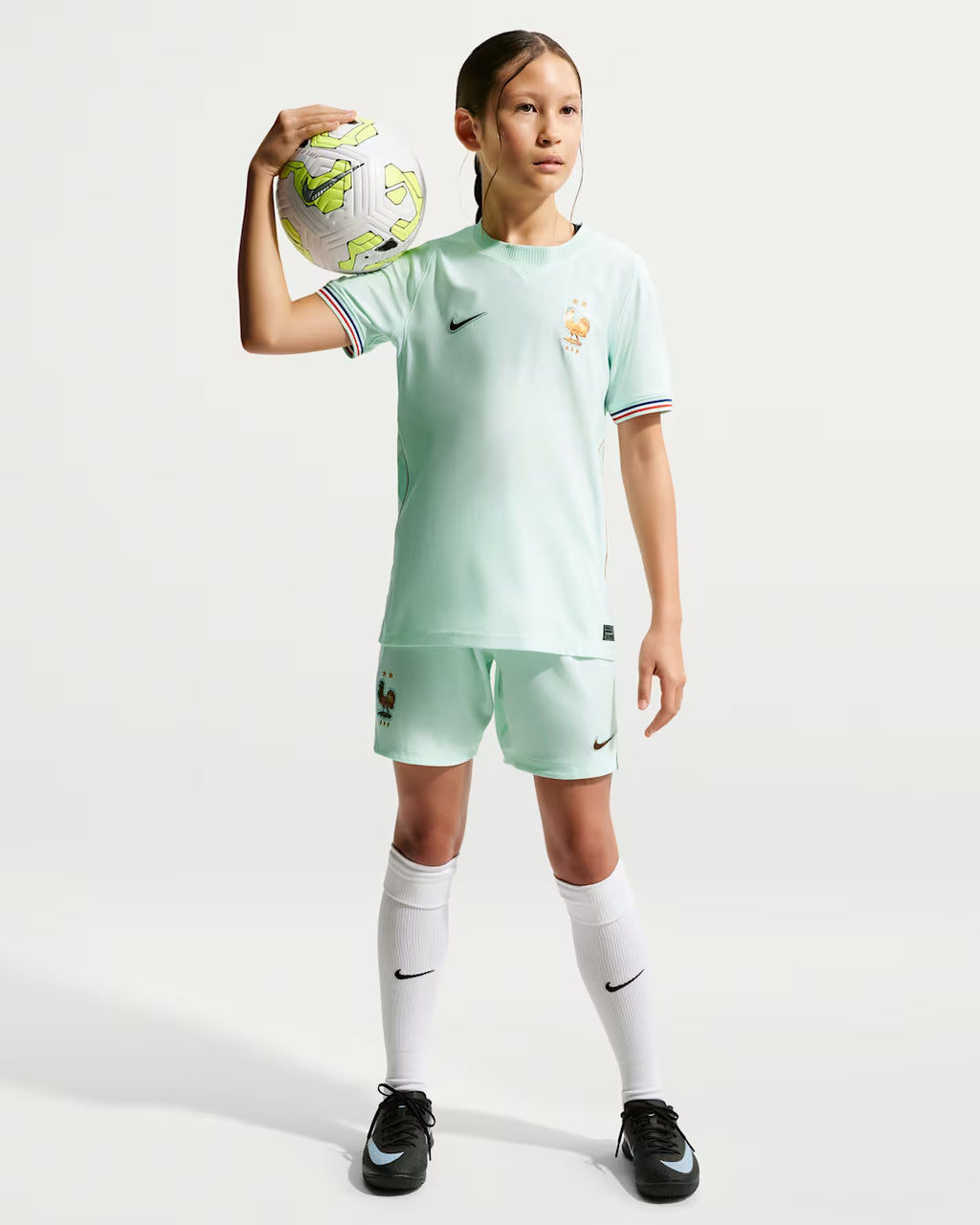 Nike France National Team 2026 Stadium Youth Away Jersey Igloo Monarch Monarch