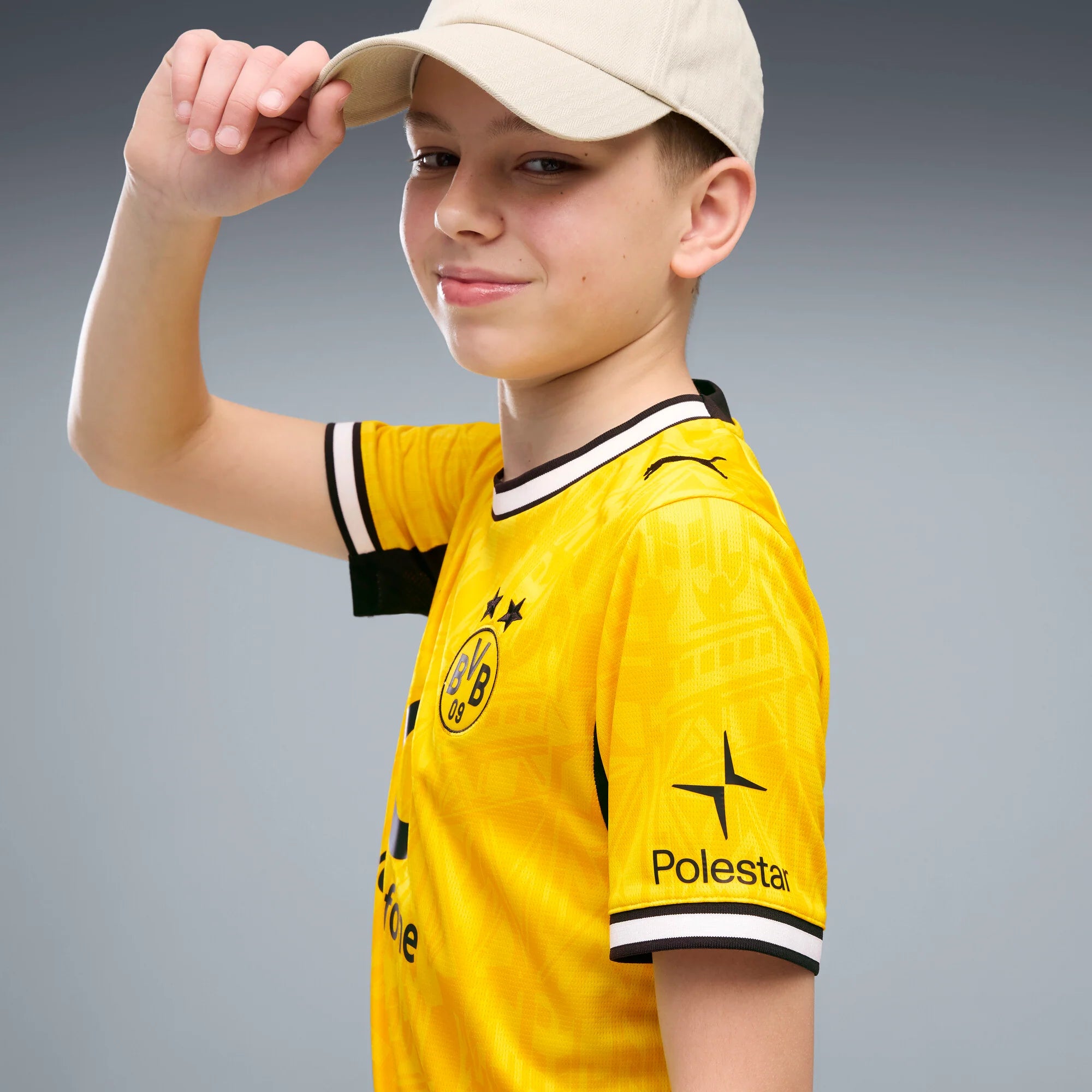 PUMA Borussia Dortmund Home Youth Soccer Jersey 2026 Yellow Black