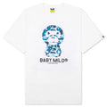 Abc Camo Baby Milo Tee White Blue