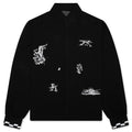 Live Life With Ease Button Up Black
