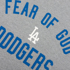 Fear of God Essentials x MLB Dodgers 90s Tee Concrete Heather