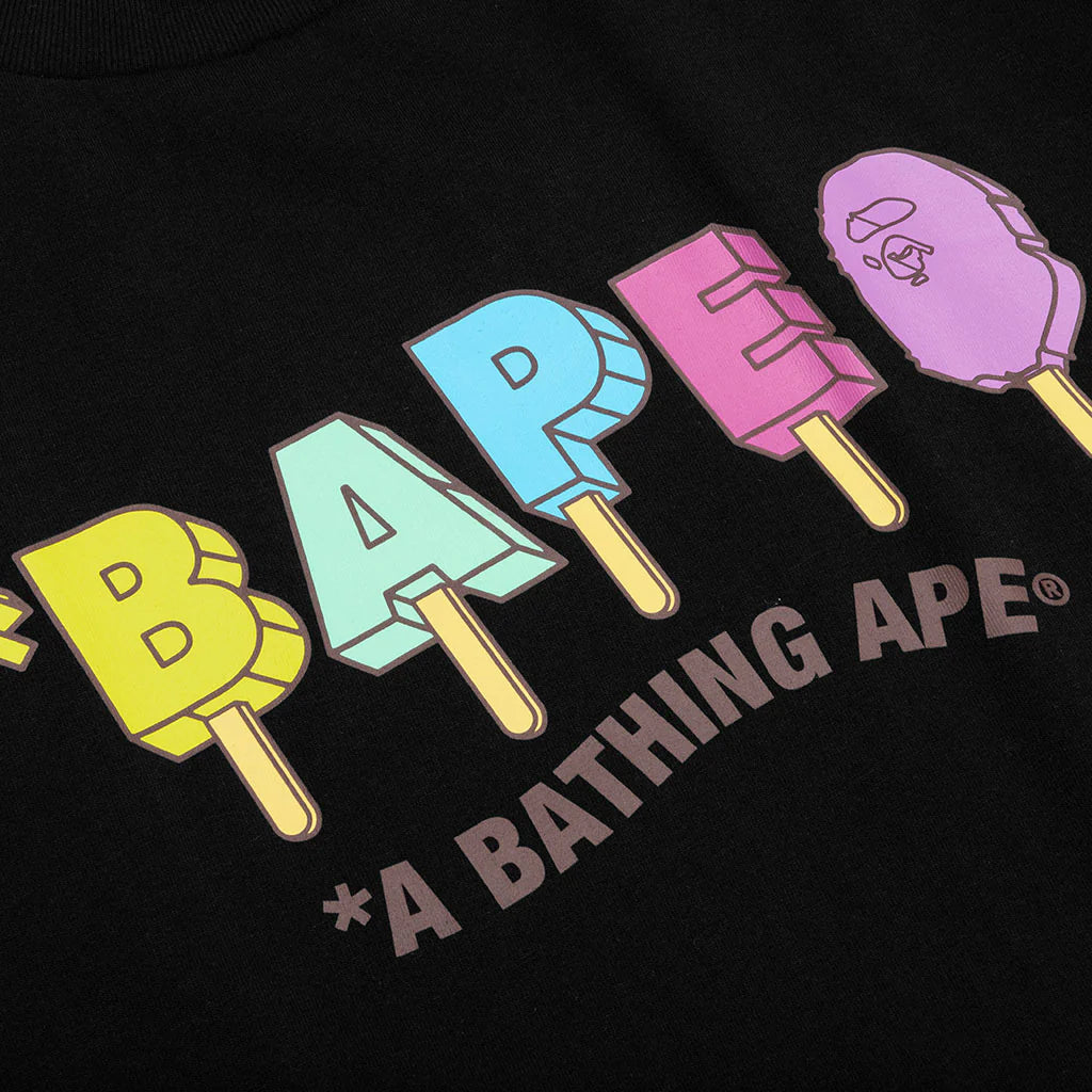 Bape Popsicle Tee Black