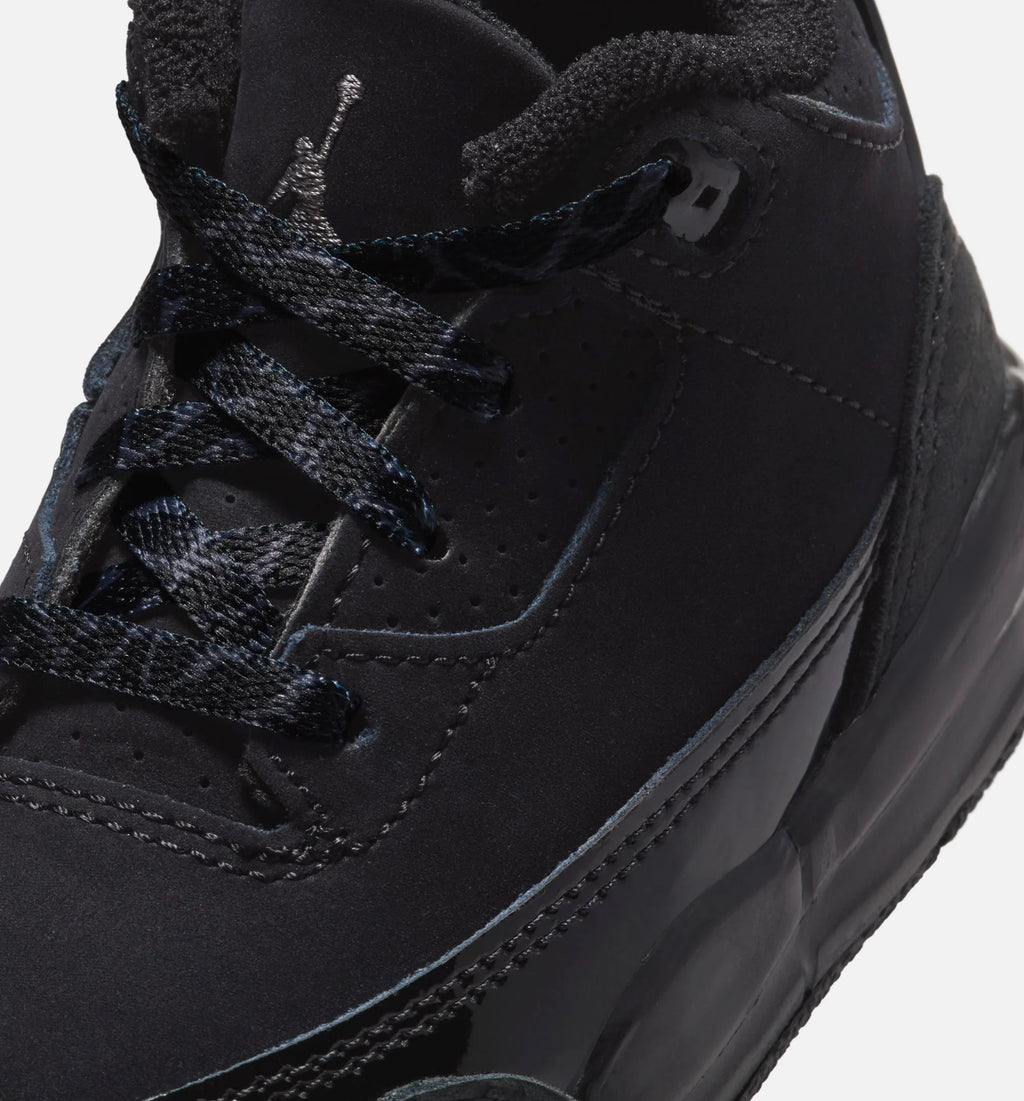 Air Jordan 3 Retro Black Cat Infant Toddler Lifestyle Shoe Black Dark Charcoal Black Free Shipping