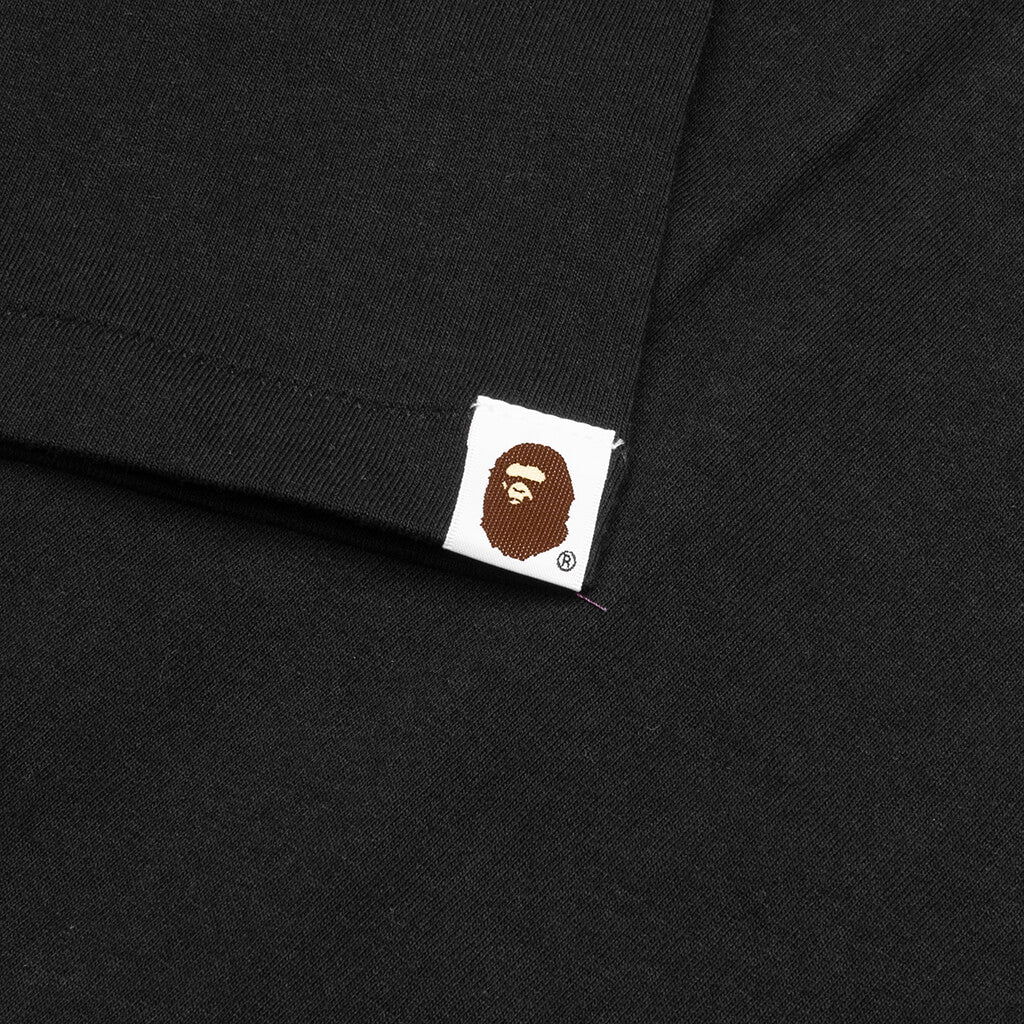 Bape Logo Monogram By Bathing Ape Tee Black Beige