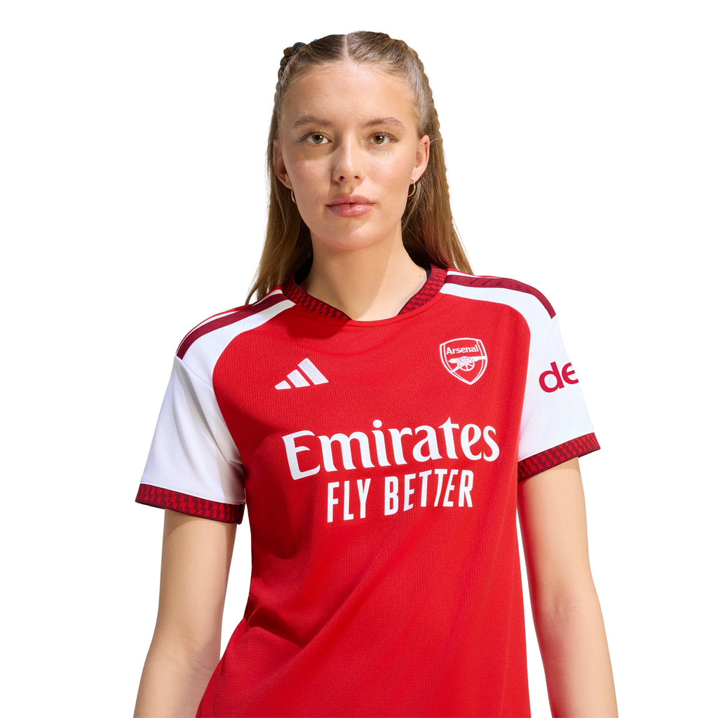 adidas Arsenal FC Home Womens Soccer Jersey 26 27 Red White