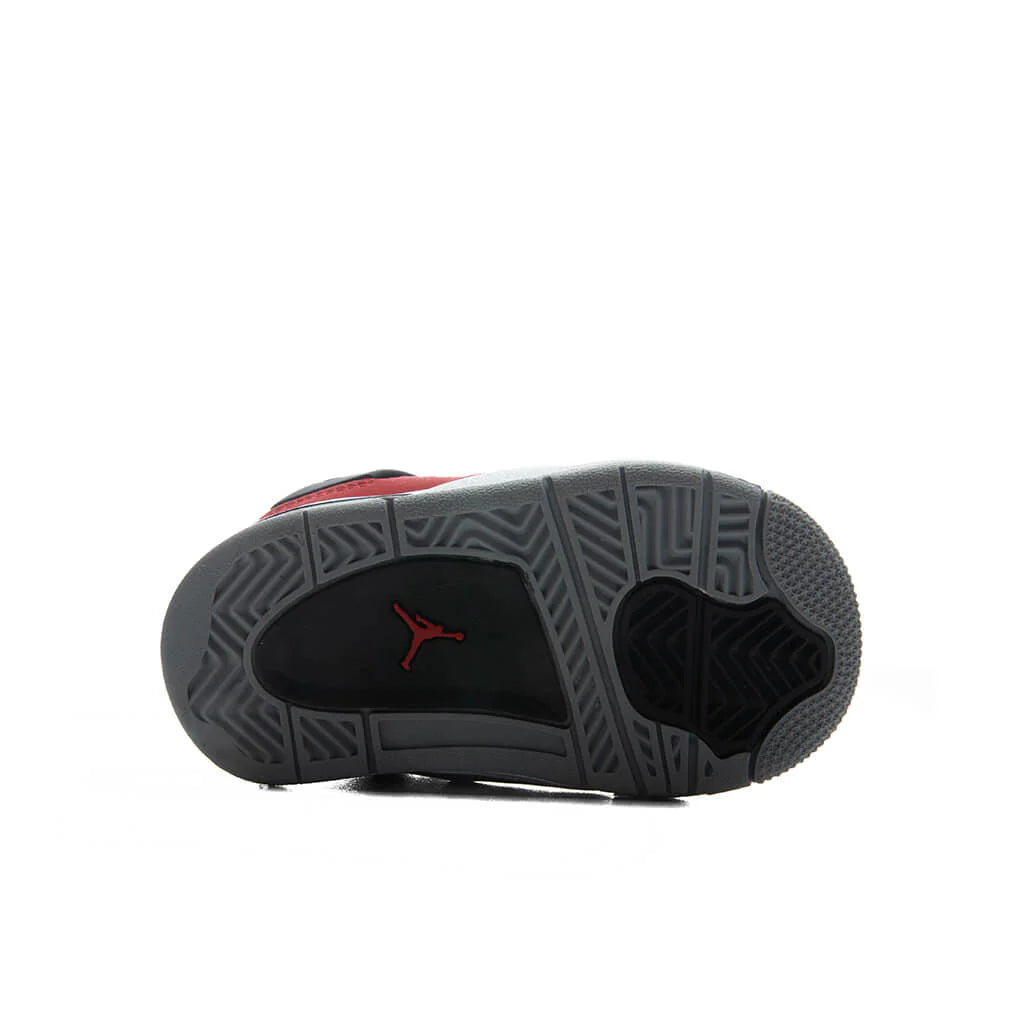 Air Jordan 4 Retro Toro Bravo TD Fire Red White Black Cement Grey