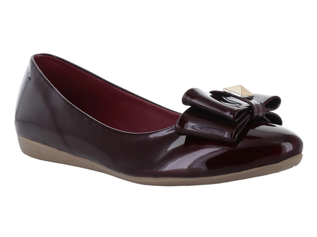Zapatos Planos MeliAna Color Vino para Mujer
