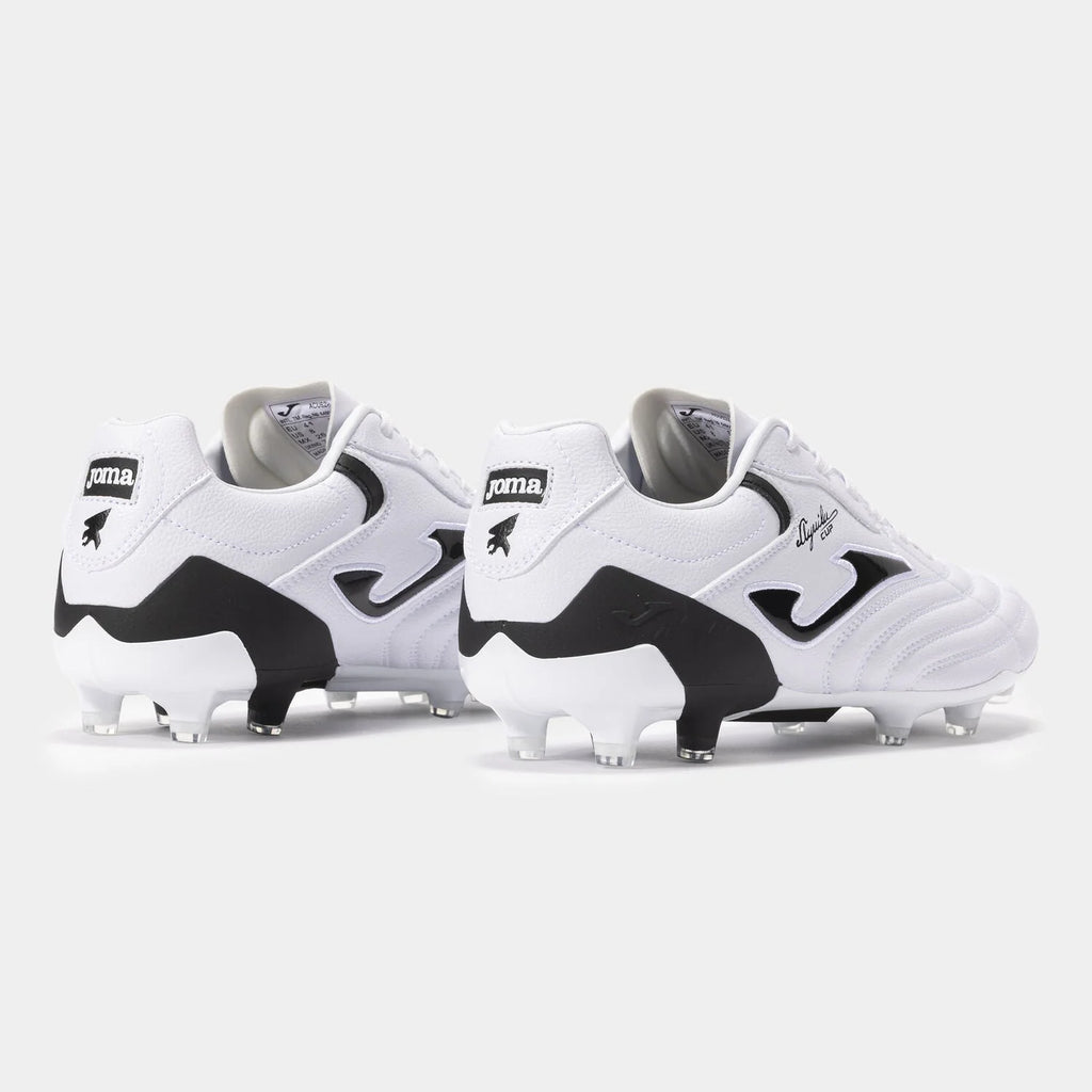 Joma Aguila Cup 24 FG Firm Ground Soccer Cleats White Black