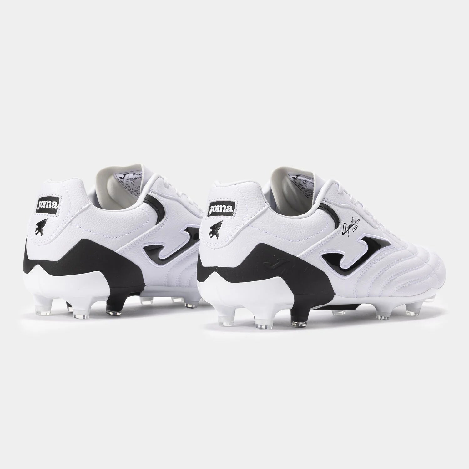 Joma Aguila Cup 24 FG Firm Ground Soccer Cleats White Black