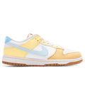 Womens Dunk Low Soft Yellow Summit White Glacier Blue Aquarius Blue
