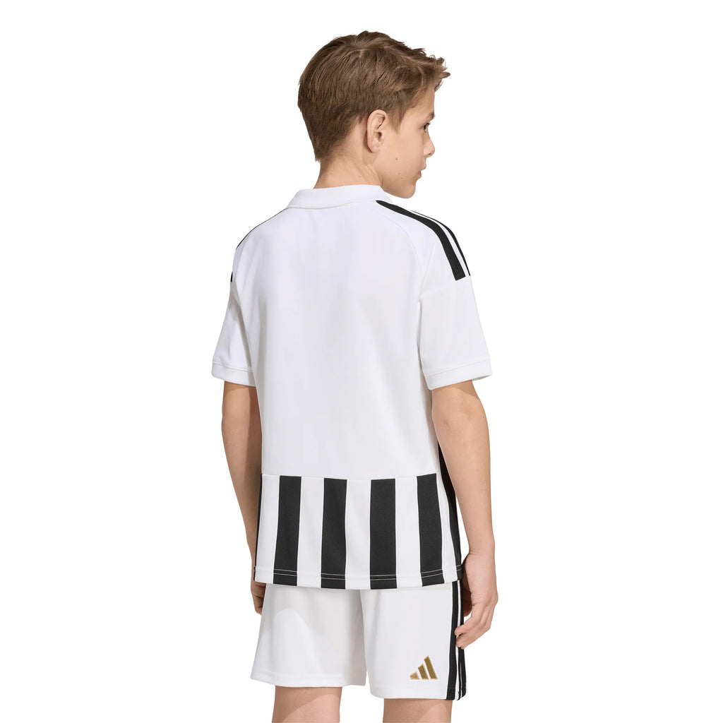 adidas Juventus Home Youth Soccer Jersey 26 27 White Black