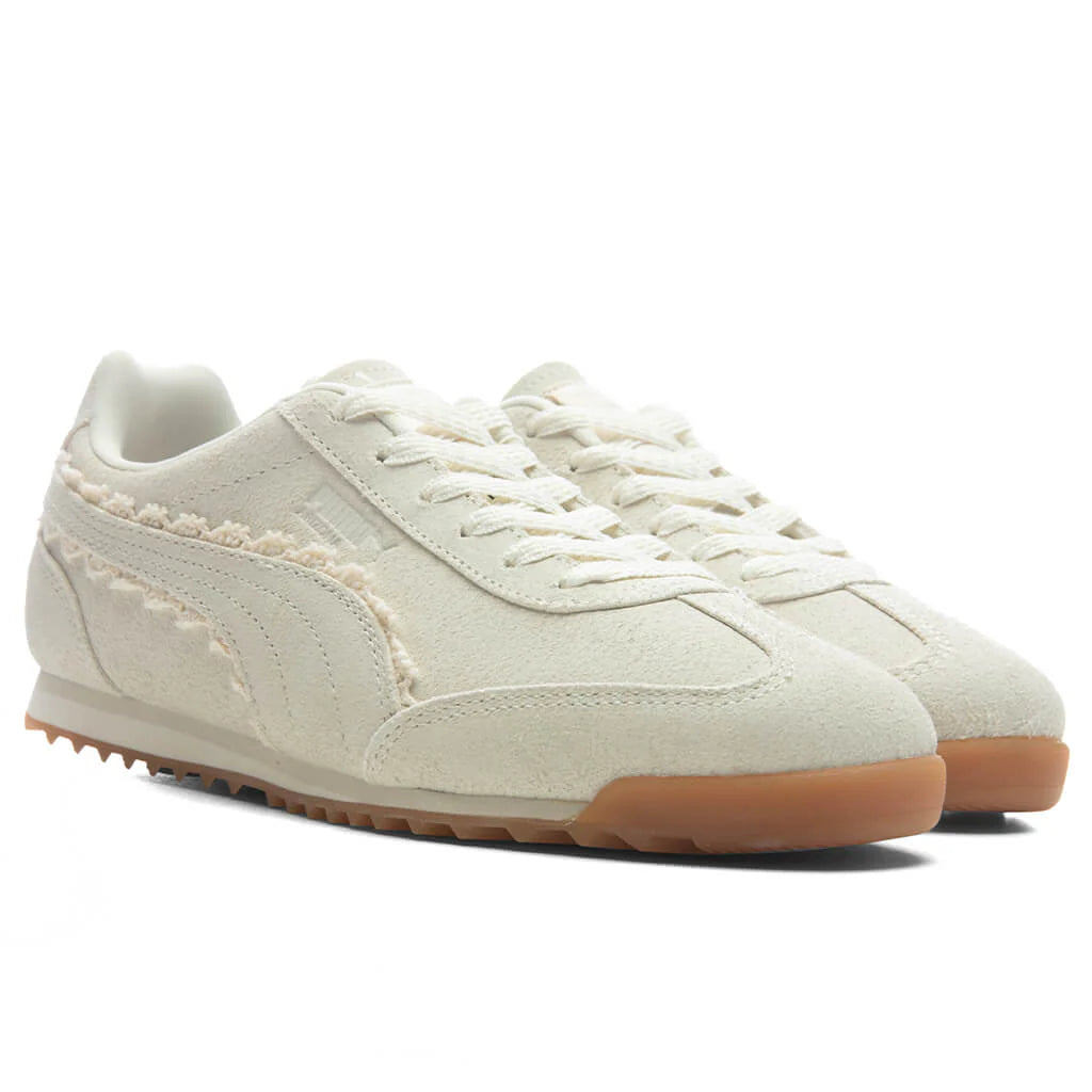 Womens Arizona Lace Warm White Caramel Latte