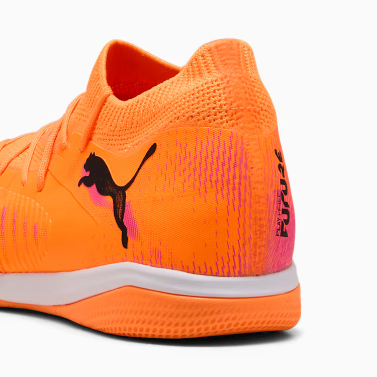 PUMA Future 8 Match IT Mens Soccer Shoes Orange Black