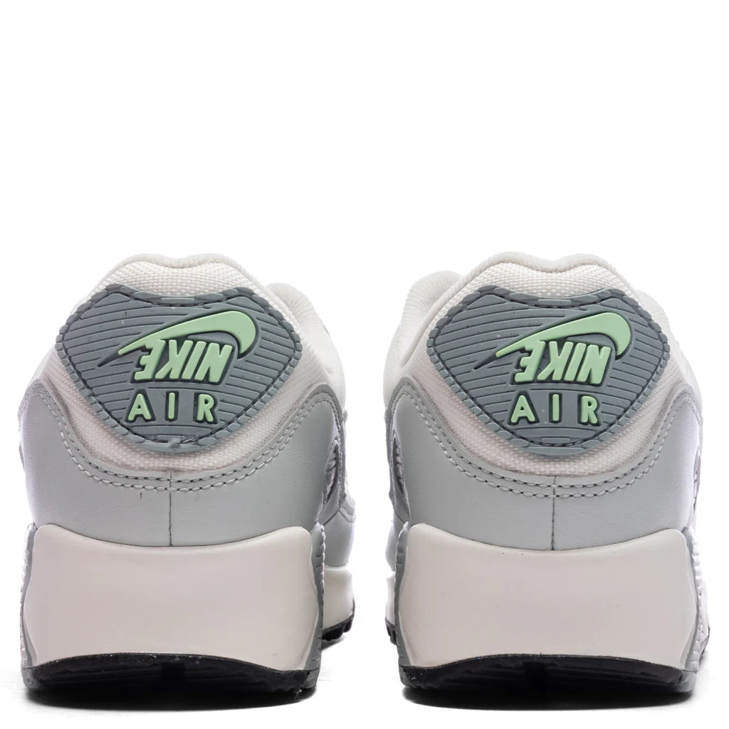 Womens Air Max 90 SE Sail Metallic Silver Sea Glass