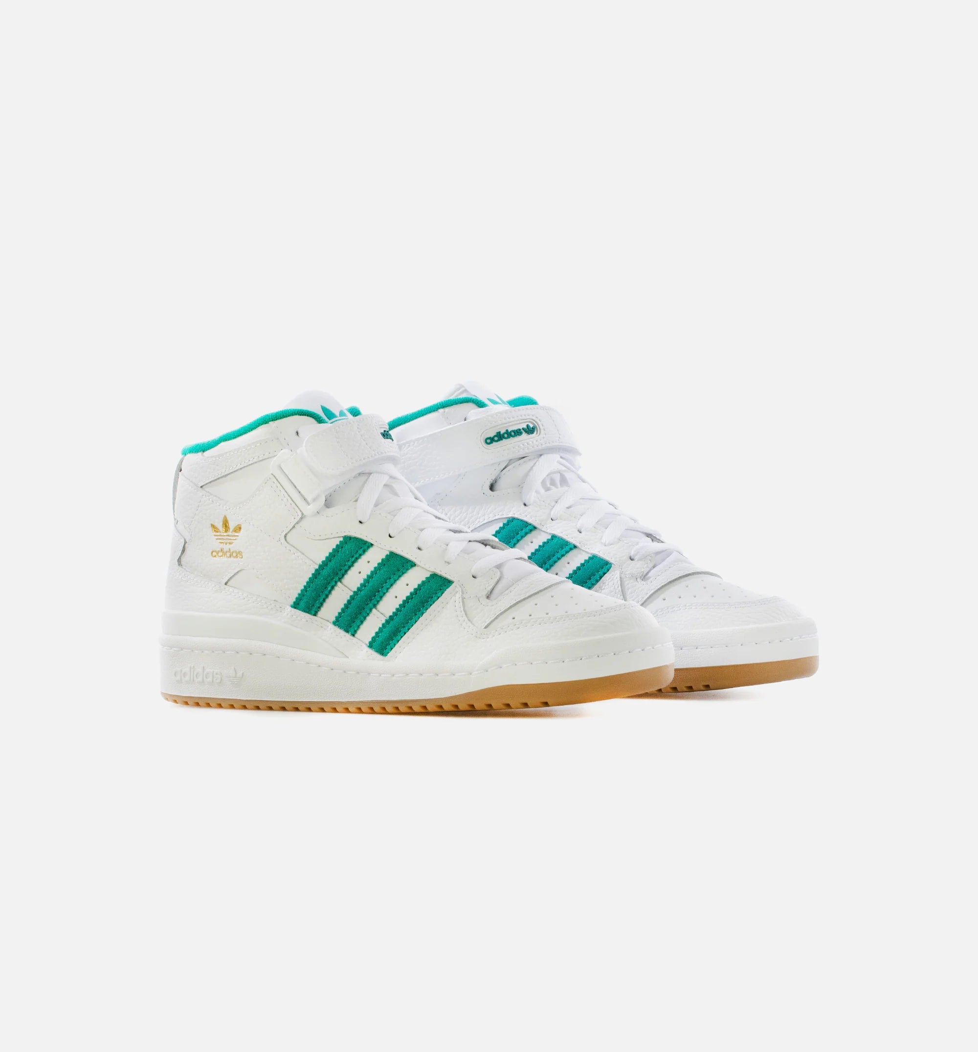 Forum Mid Mens Lifestyle Shoe Cloud White Gold Metallic Gum