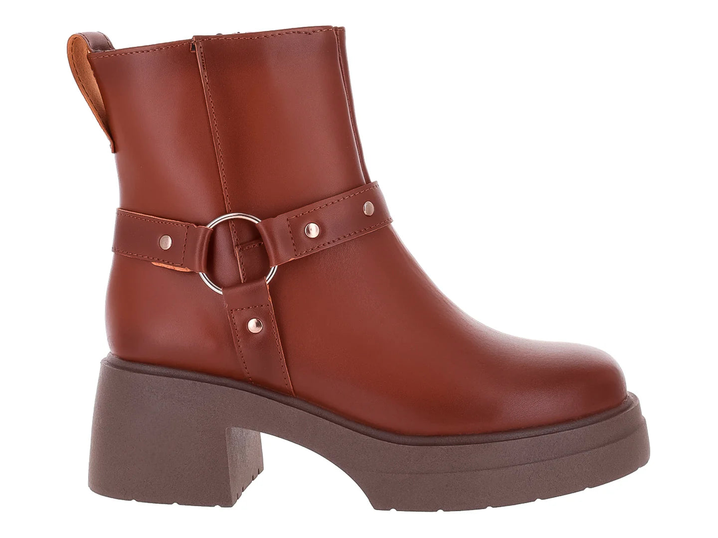 Botines Luna Rosa Color Tan para Mujer