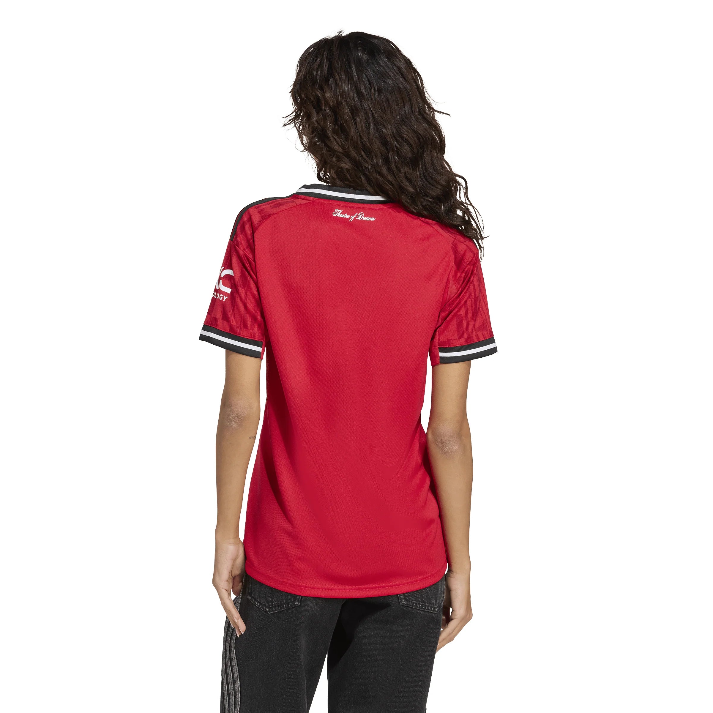 adidas Manchester United Home Womens Soccer Jersey 25 26 Red