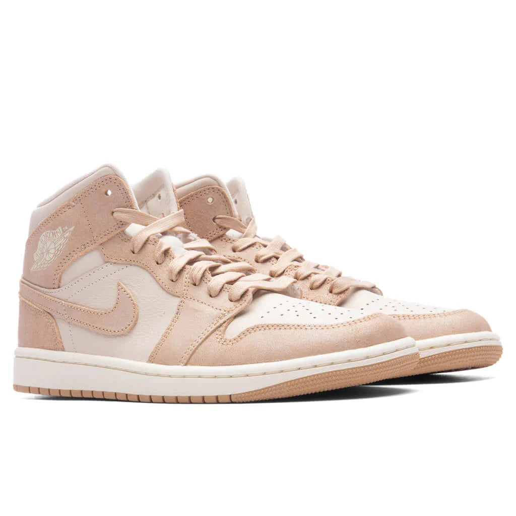 Womens Air Jordan 1 Mid SE Legend Light Brown Legend Medium Brown