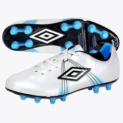 Umbro GT CUP HG Multi Ground Soccer Cleats White Black Blue
