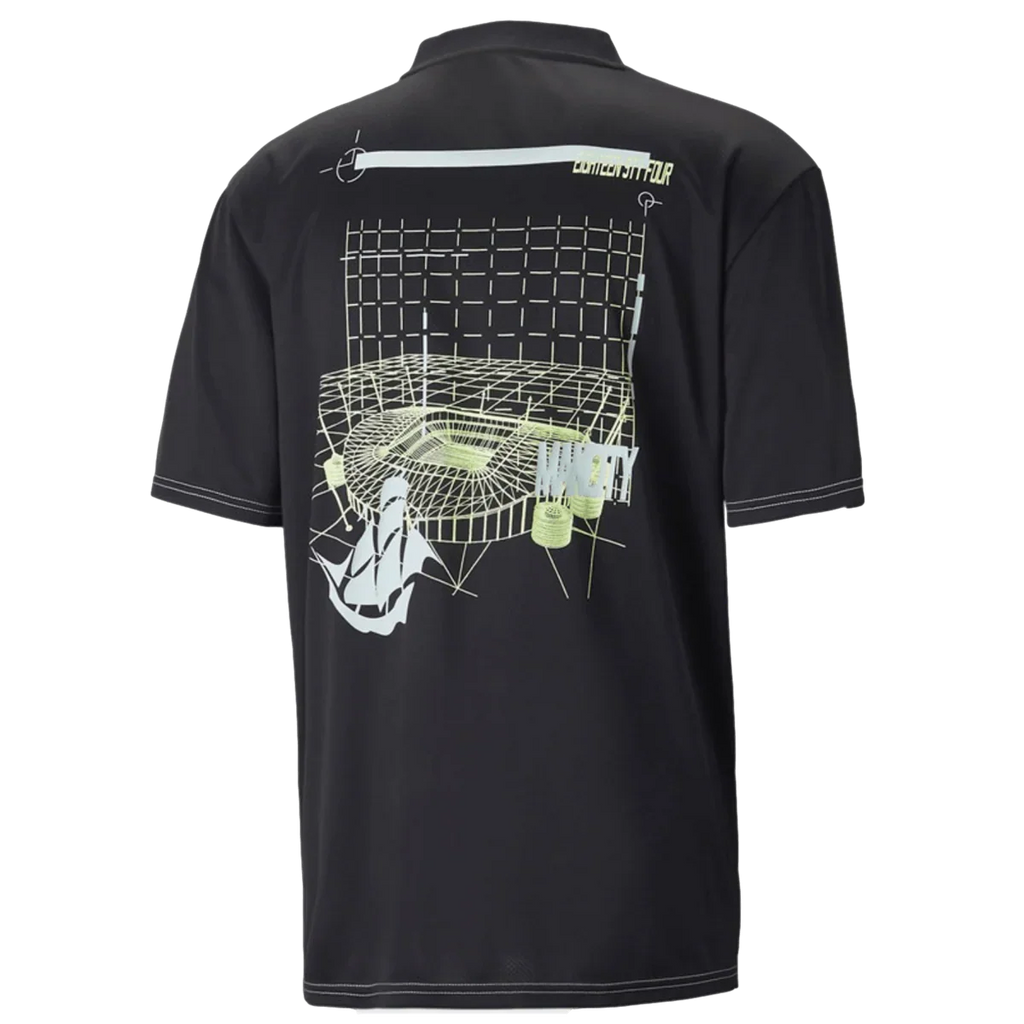 PUMA Manchester City Statement Jersey Black Fizzy