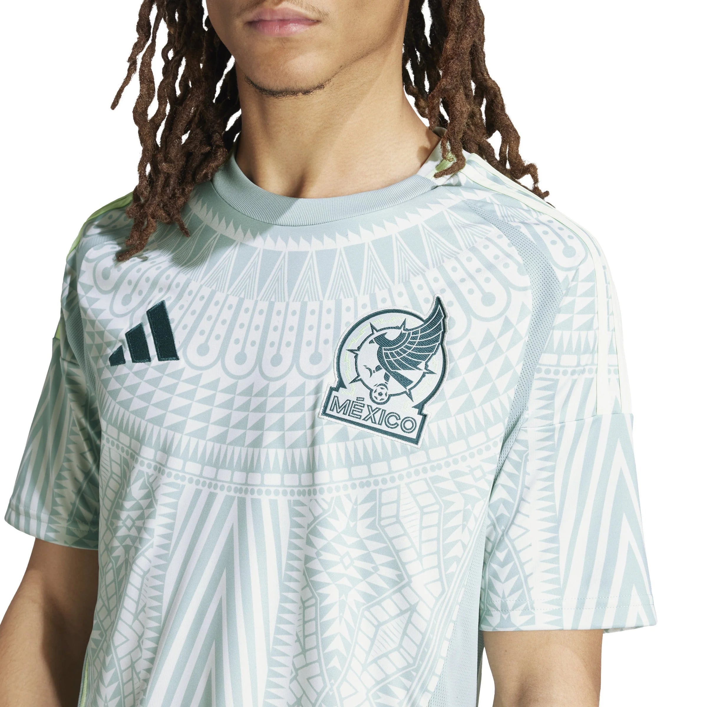 adidas Mexico Away Jersey 2024 Linen Green